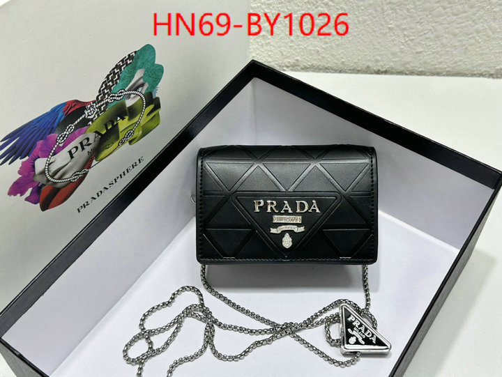 Prada Bags(4A)-Diagonal-,good quality replica ID: BY1026,$: 69USD