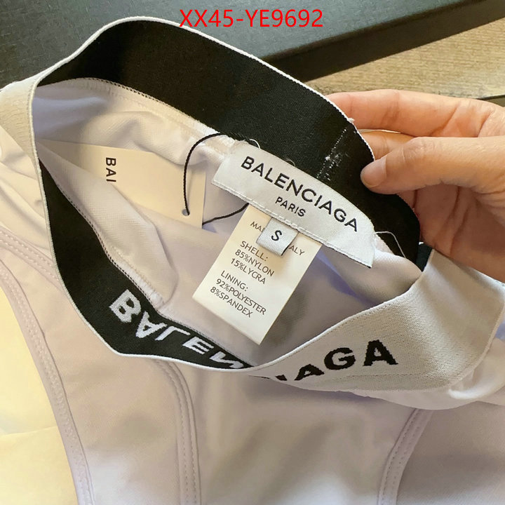 Swimsuit-Balenciaga,wholesale replica ID: YE9692,$: 45USD