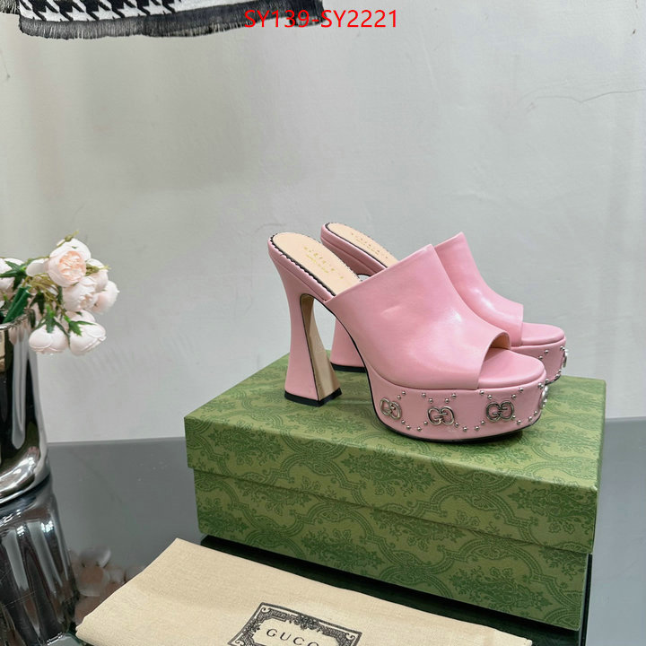 Women Shoes-Gucci shop ID: SY2221 $: 139USD