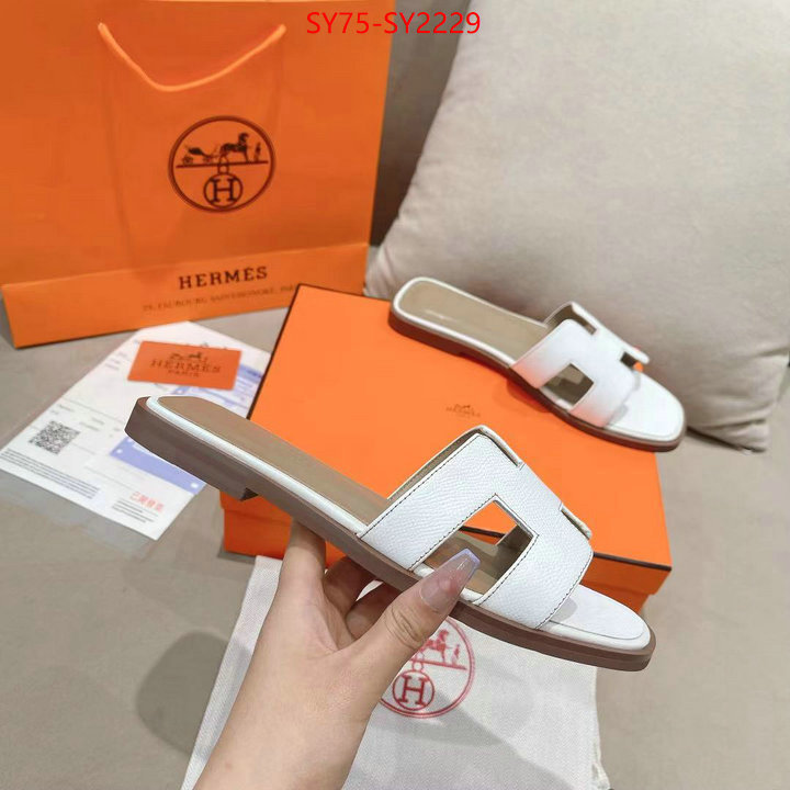 Women Shoes-Hermes best replica new style ID: SY2229 $: 75USD