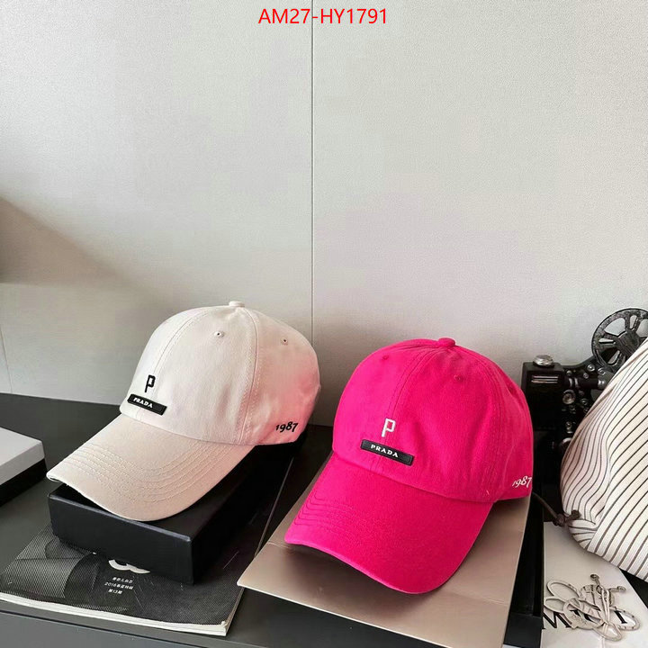 Cap(Hat)-Prada designer high replica ID: HY1791 $: 27USD