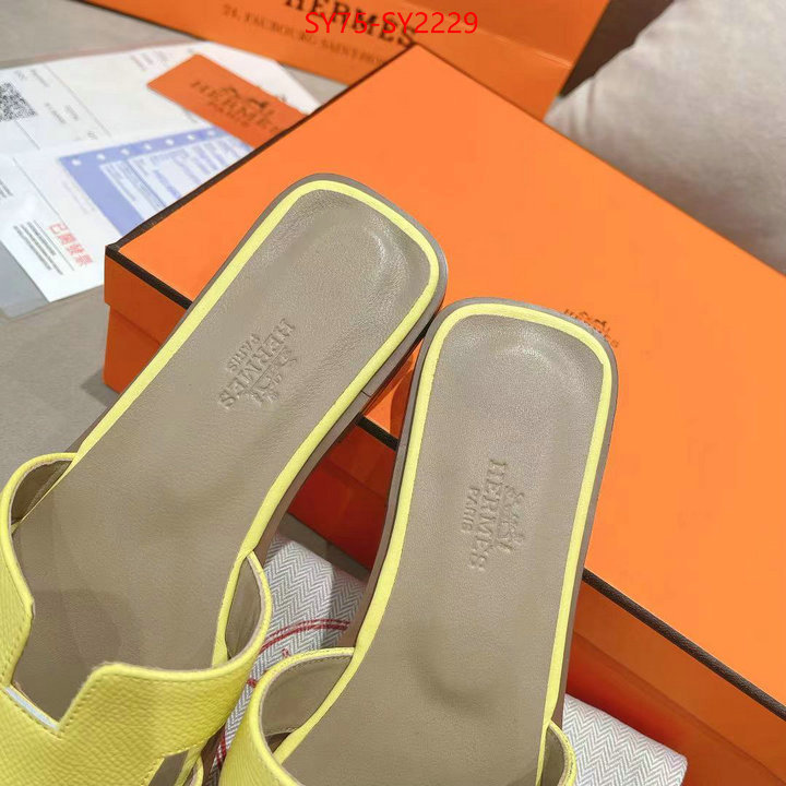 Women Shoes-Hermes best replica new style ID: SY2229 $: 75USD