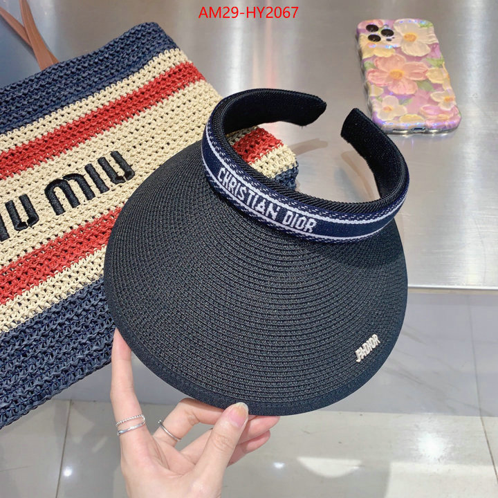 Cap (Hat)-Dior aaaaa+ replica designer ID: HY2067 $: 29USD