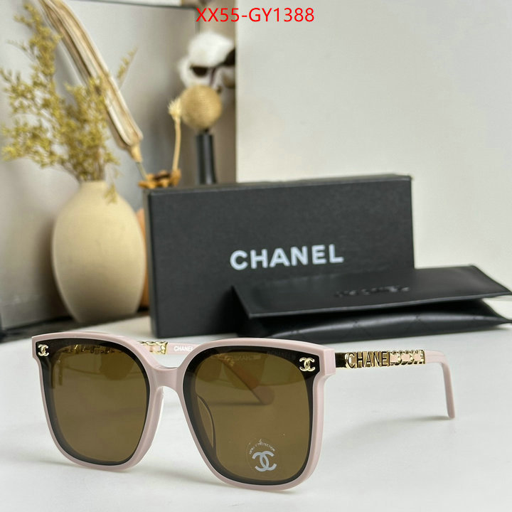 Glasses-Chanel,buy aaaaa cheap ID: GY1388,$: 55USD