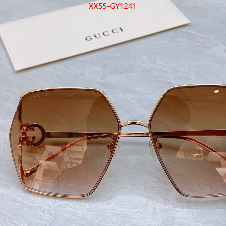 Glasses-Gucci,quality aaaaa replica ID: GY1241,$: 55USD