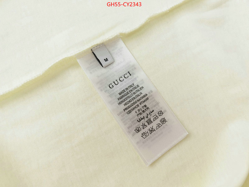 Clothing-Gucci 1:1 replica ID: CY2343 $: 55USD