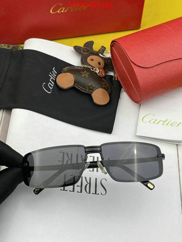 Glasses-Cartier,how to find designer replica ID: GY1383,$: 39USD