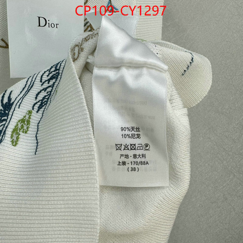 Clothing-Dior,shop designer replica ID: CY1297,$: 109USD