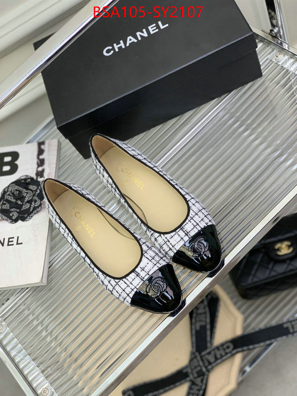 Women Shoes-Chanel best replica 1:1 ID: SY2107 $: 105USD