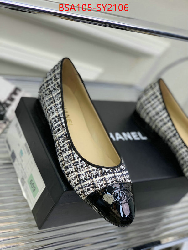 Women Shoes-Chanel aaaaa+ replica designer ID: SY2106 $: 105USD