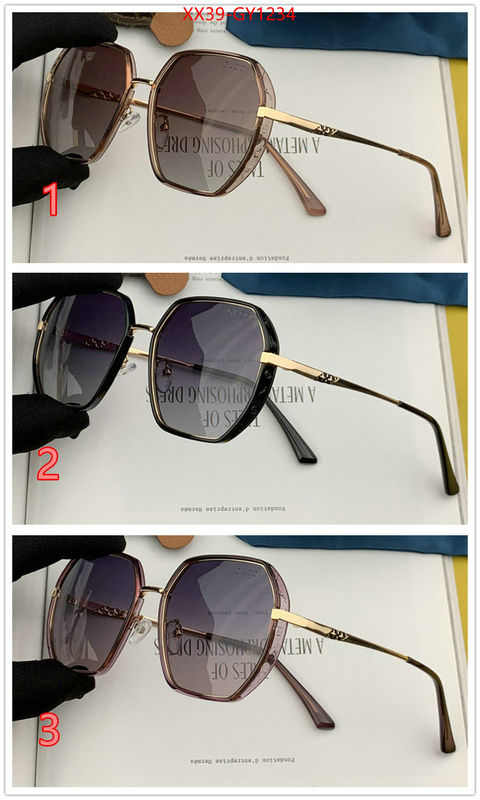 Glasses-Gucci,top perfect fake ID: GY1234,$: 39USD
