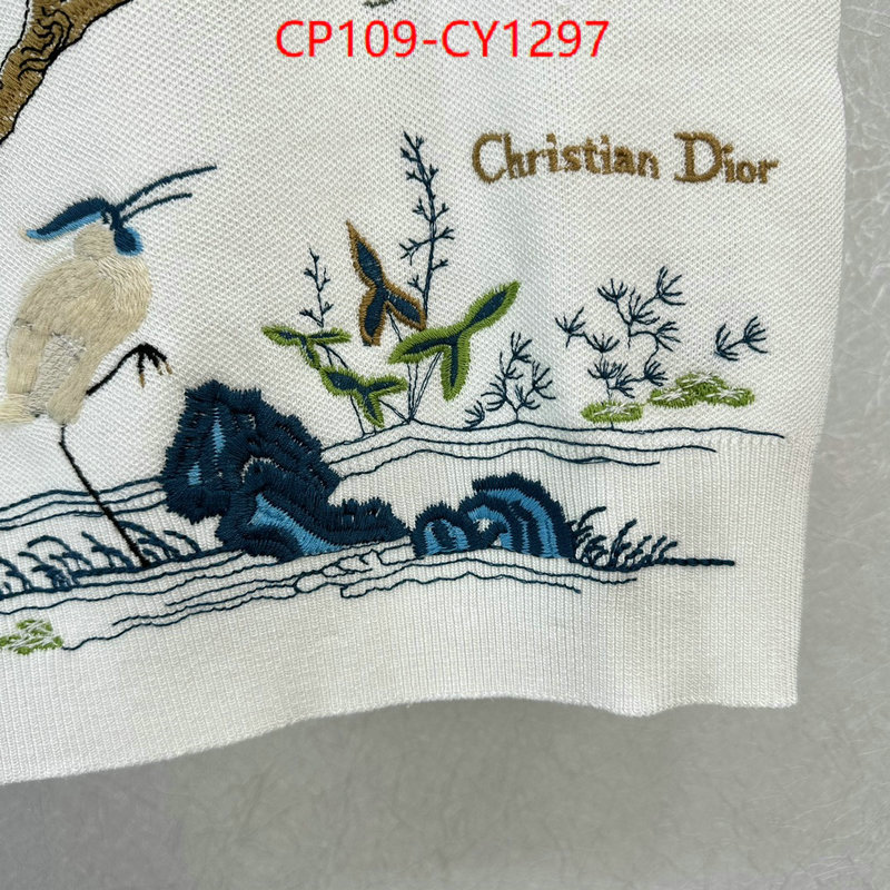 Clothing-Dior,shop designer replica ID: CY1297,$: 109USD