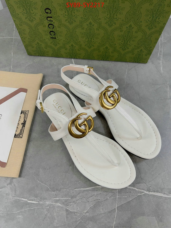 Women Shoes-Gucci designer replica ID: SY2217 $: 89USD