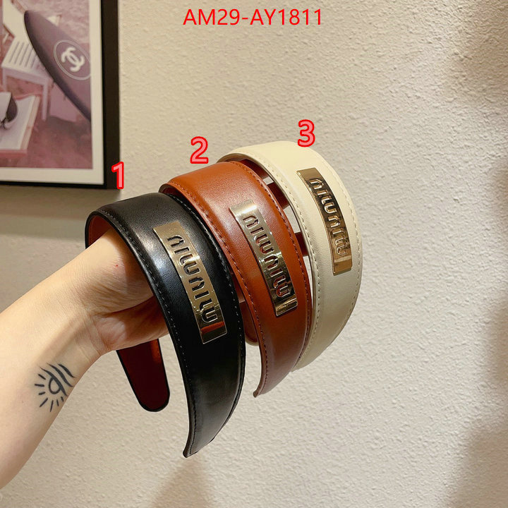 Hair band-MIU MIU what is top quality replica ID: AY1811 $: 29USD