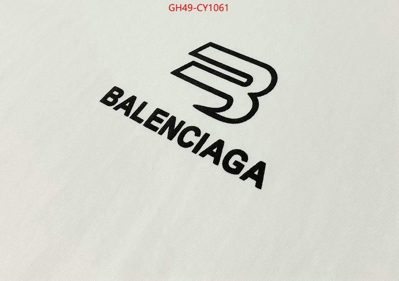 Clothing-Balenciaga,7 star quality designer replica ID: CY1061,$: 49USD