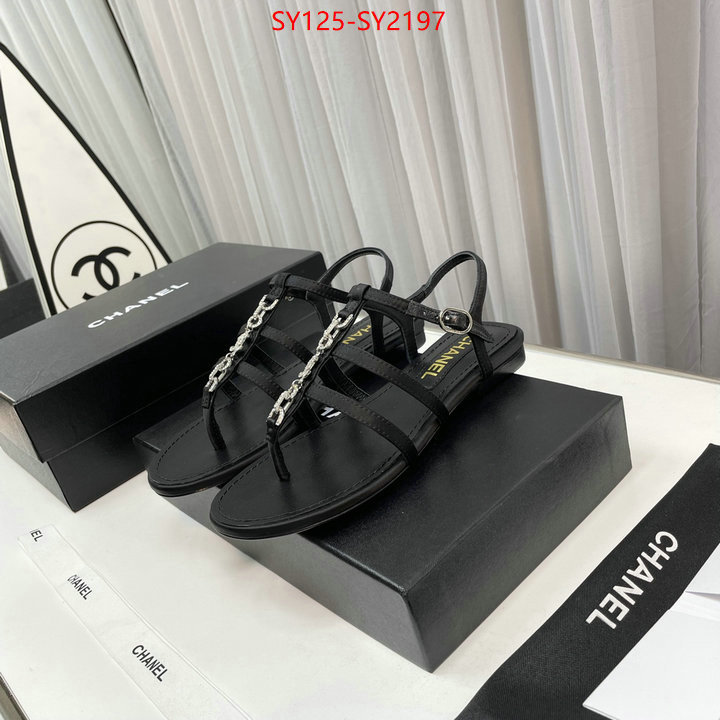 Women Shoes-Chanel best replica 1:1 ID: SY2197 $: 125USD