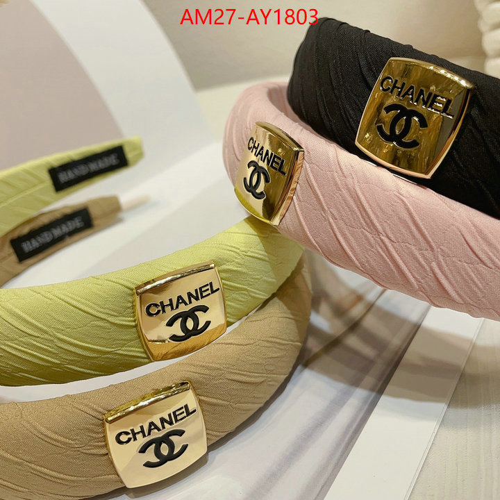 Hair band-Chanel 2023 replica ID: AY1803 $: 27USD
