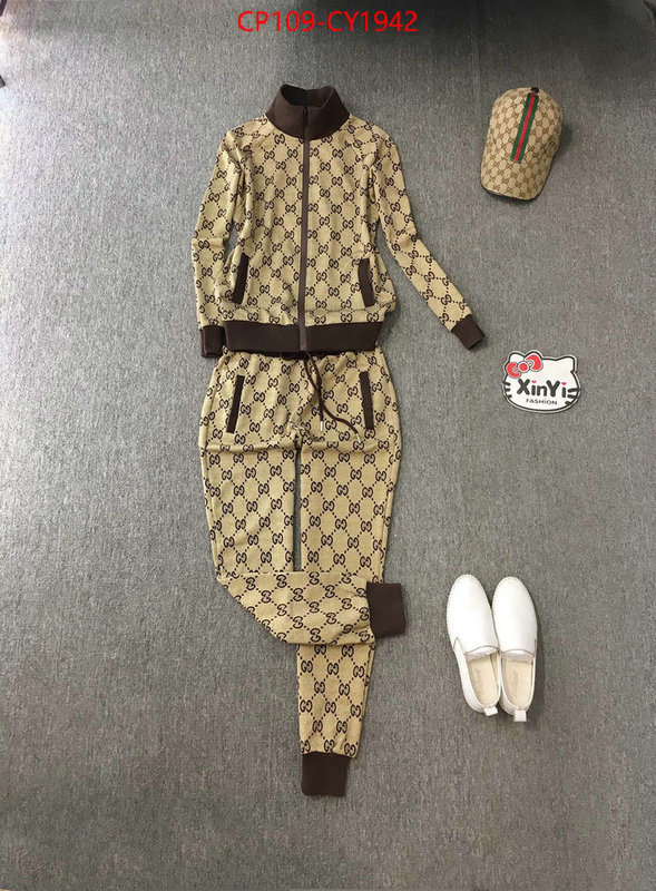 Clothing-Gucci replica 1:1 high quality ID: CY1942 $: 109USD