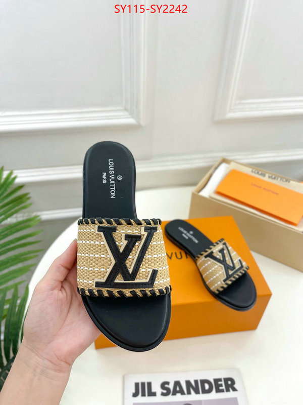 Women Shoes-LV best wholesale replica ID: SY2242 $: 115USD