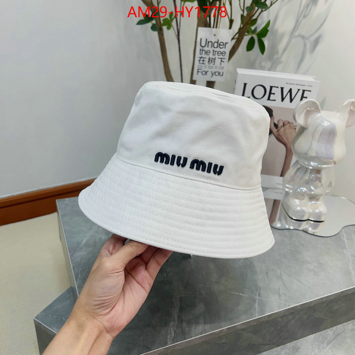 Cap(Hat)-Miu Miu shop now ID: HY1778 $: 29USD