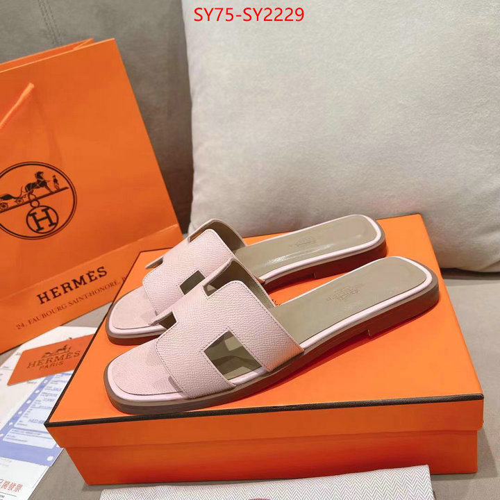 Women Shoes-Hermes best replica new style ID: SY2229 $: 75USD