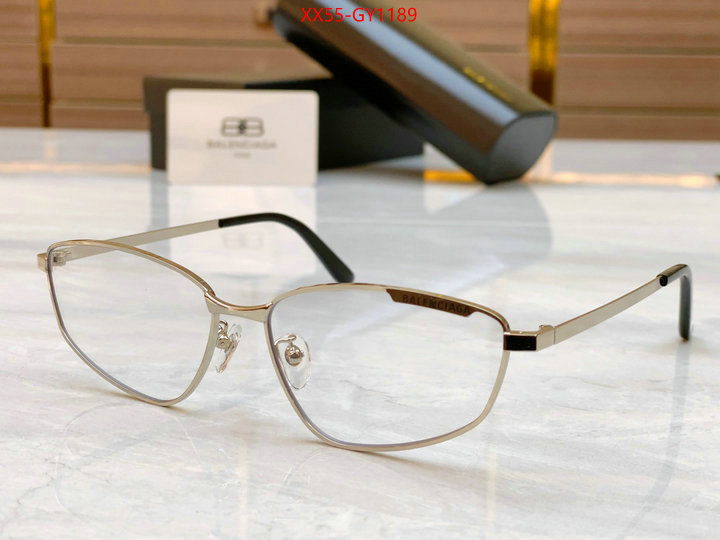 Glasses-Balenciaga,counter quality ID: GY1189,$: 55USD