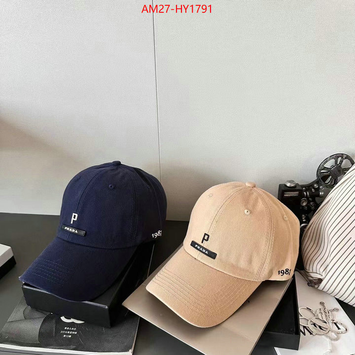 Cap(Hat)-Prada designer high replica ID: HY1791 $: 27USD