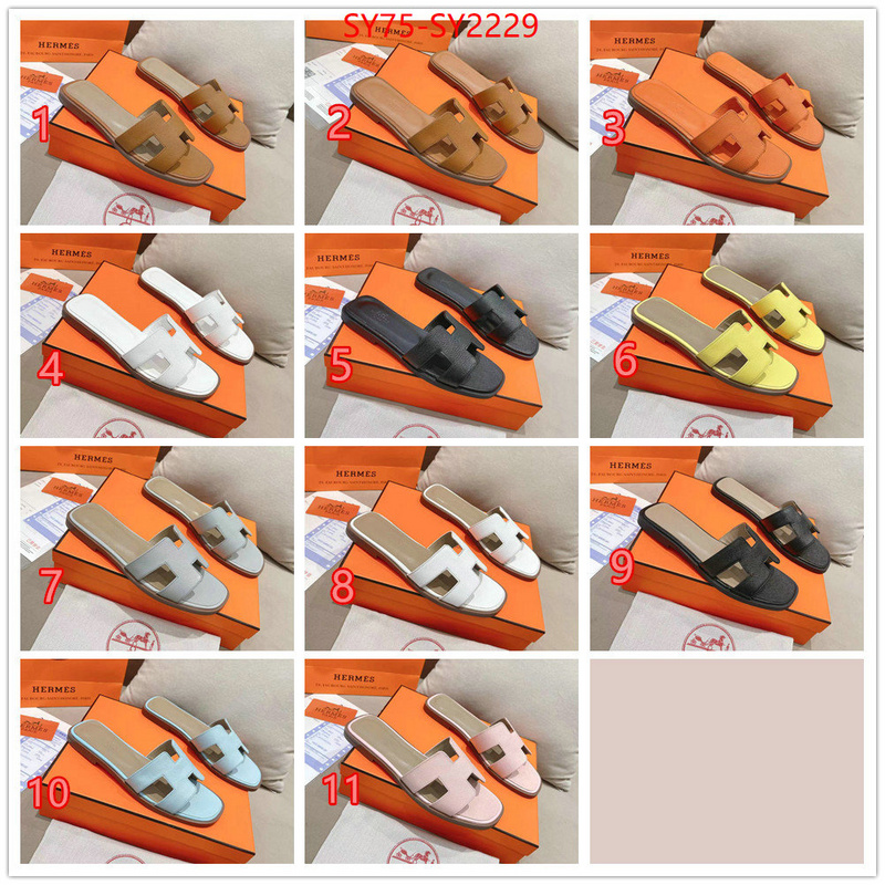 Women Shoes-Hermes best replica new style ID: SY2229 $: 75USD