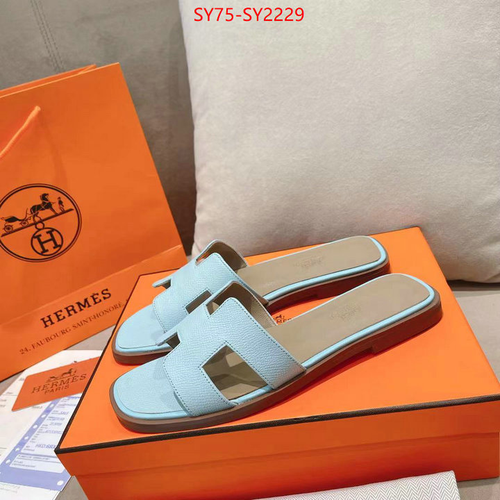 Women Shoes-Hermes best replica new style ID: SY2229 $: 75USD