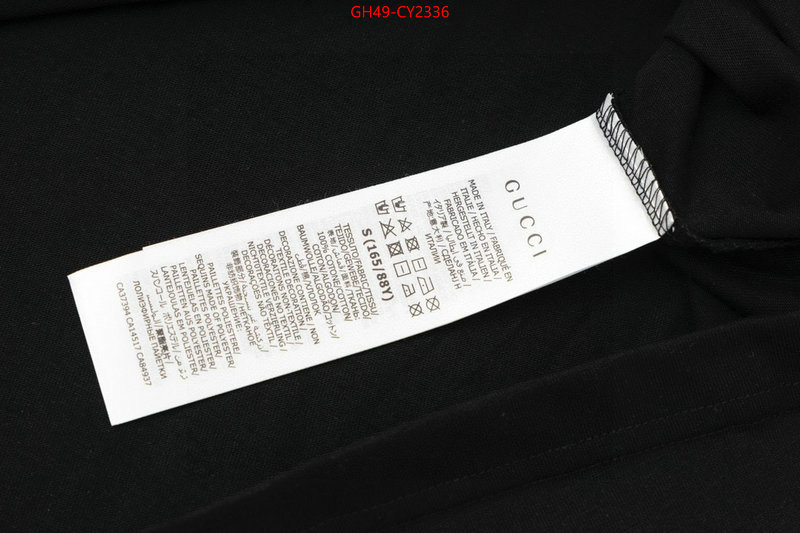 Clothing-Gucci hot sale ID: CY2336 $: 49USD