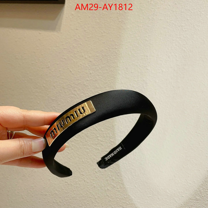 Hair band-MIU MIU luxury 7 star replica ID: AY1812 $: 29USD