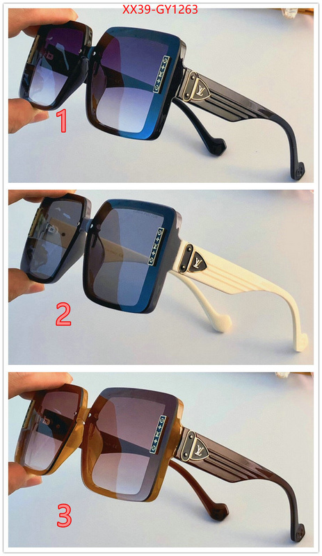 Glasses-LV,what 1:1 replica ID: GY1263,$: 39USD