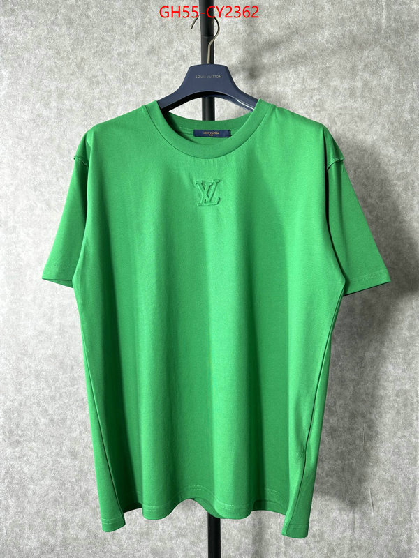 Clothing-LV top fake designer ID: CY2362 $: 55USD