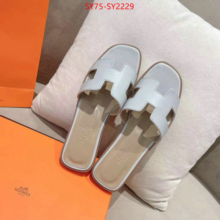 Women Shoes-Hermes best replica new style ID: SY2229 $: 75USD