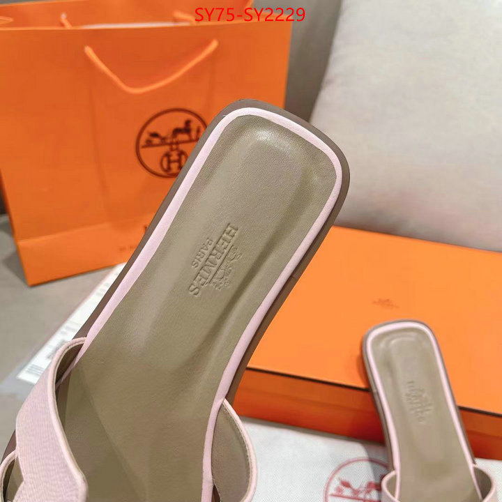 Women Shoes-Hermes best replica new style ID: SY2229 $: 75USD