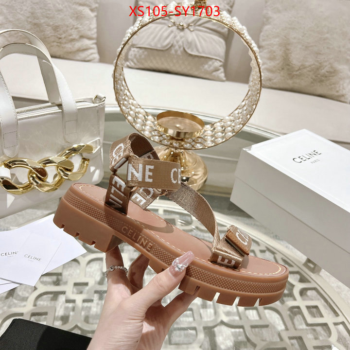 Women Shoes-CELINE,luxury ID: SY1703,$: 105USD