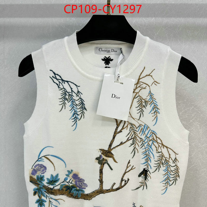 Clothing-Dior,shop designer replica ID: CY1297,$: 109USD