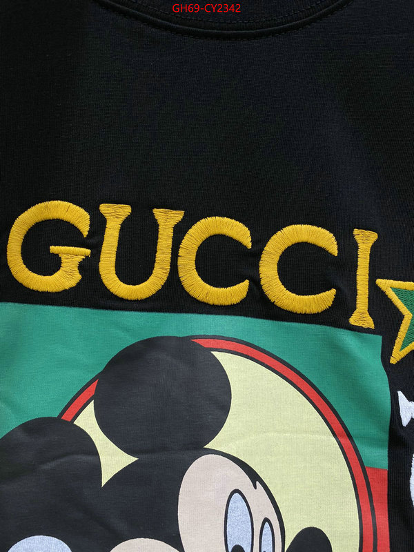 Clothing-Gucci where to buy replicas ID: CY2342 $: 69USD