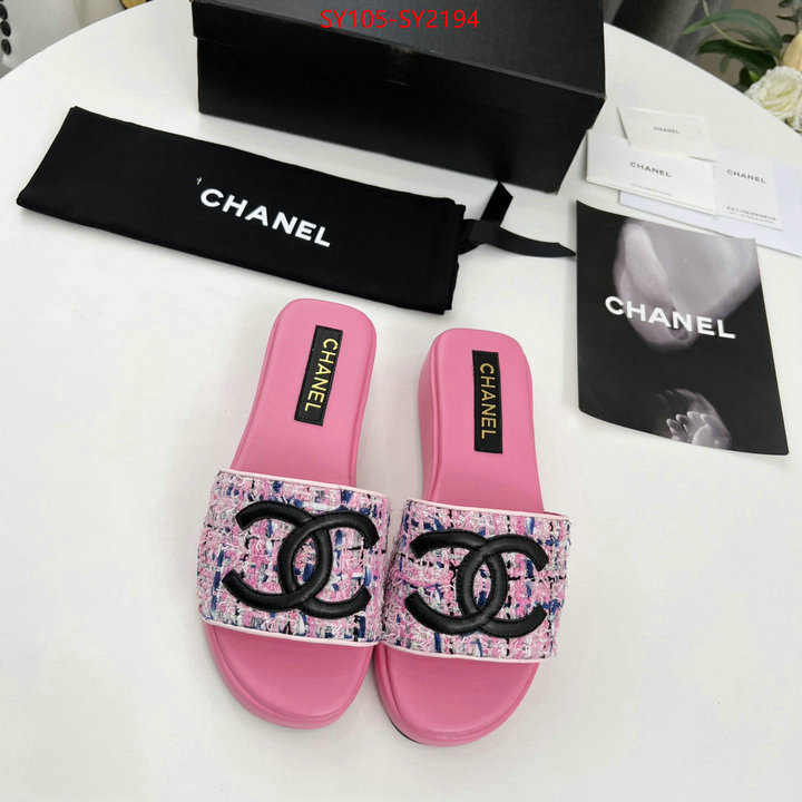 Women Shoes-Chanel 2023 replica wholesale cheap sales online ID: SY2194 $: 105USD