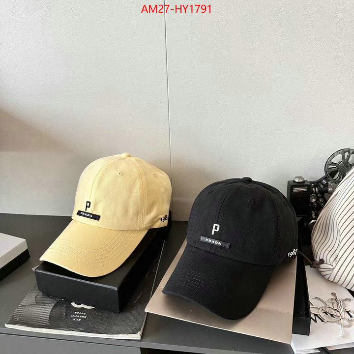 Cap(Hat)-Prada designer high replica ID: HY1791 $: 27USD