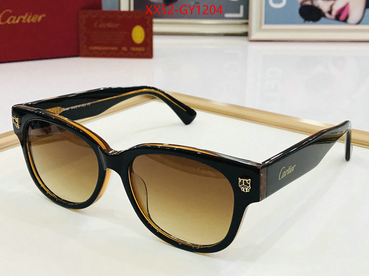 Glasses-Cartier,wholesale sale ID: GY1204,$: 52USD