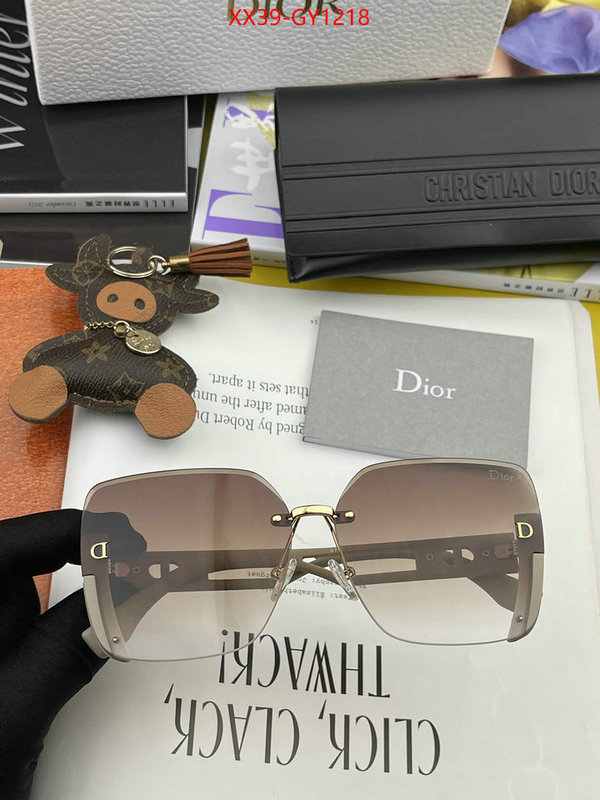 Glasses-Dior,fake designer ID: GY1218,$: 39USD