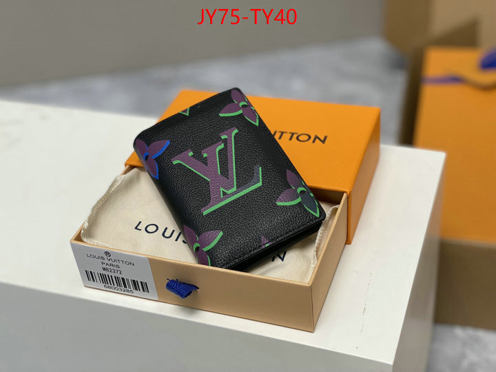 LV Bags(TOP)-Wallet,what is aaaaa quality ID: TY40,$: 75USD