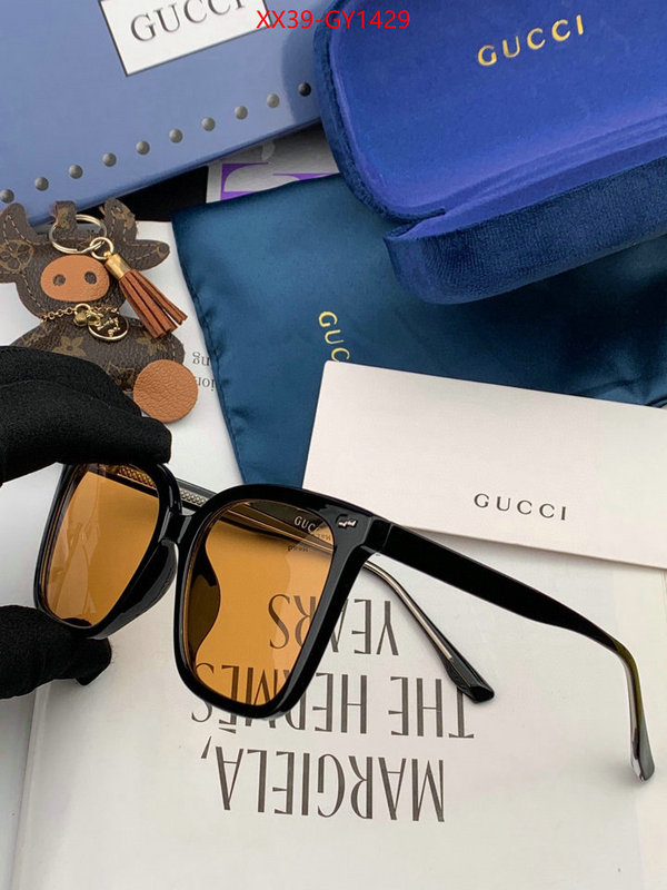 Glasses-Gucci,top 1:1 replica ID: GY1429,$: 39USD