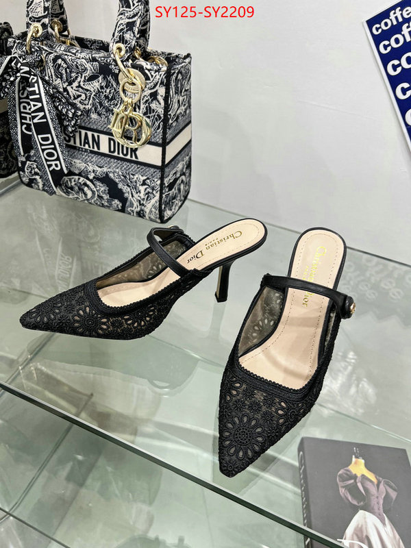Women Shoes-Dior best wholesale replica ID: SY2209 $: 125USD