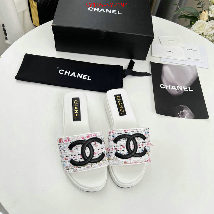 Women Shoes-Chanel 2023 replica wholesale cheap sales online ID: SY2194 $: 105USD