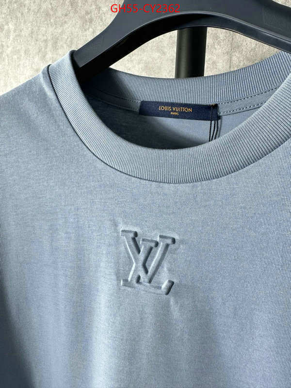 Clothing-LV top fake designer ID: CY2362 $: 55USD