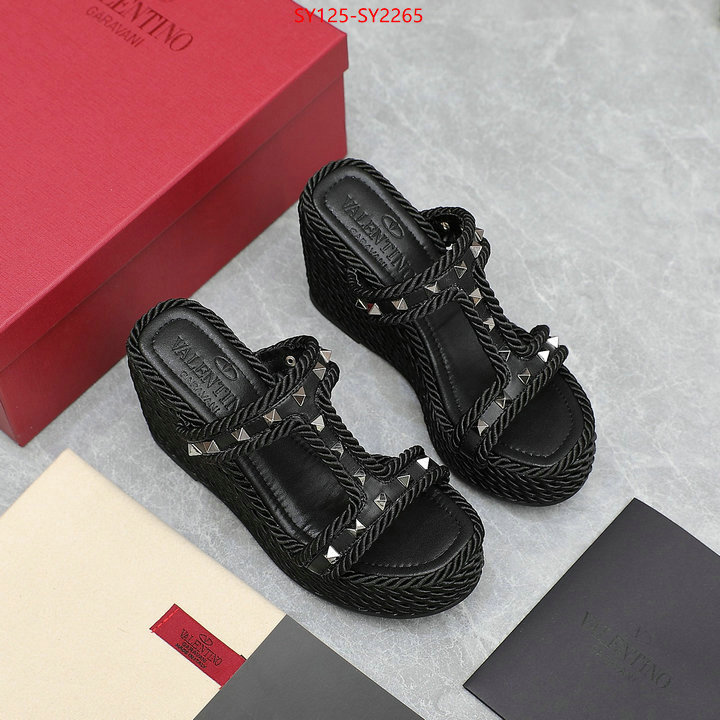 Women Shoes-Valentino high-end designer ID: SY2265 $: 125USD