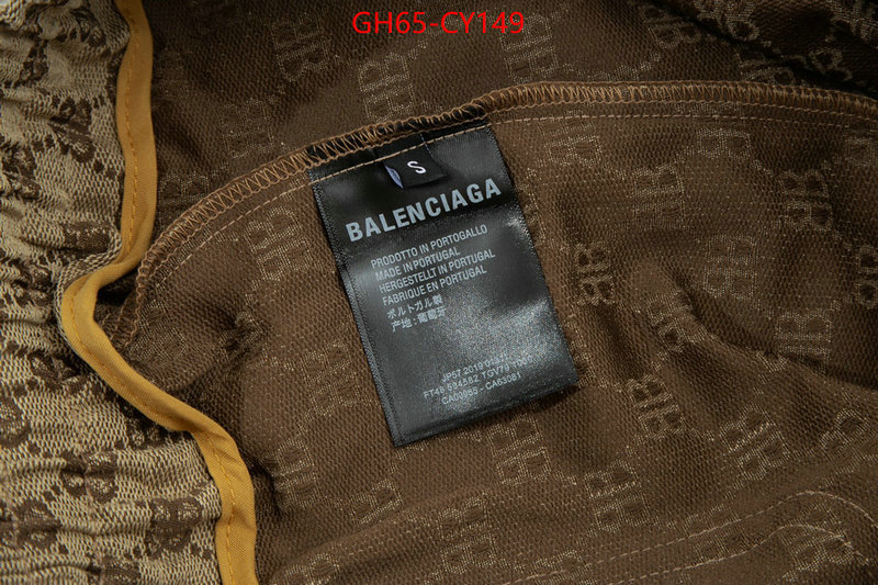 Clothing-Balenciaga,luxury cheap ID: CY149,$: 65USD