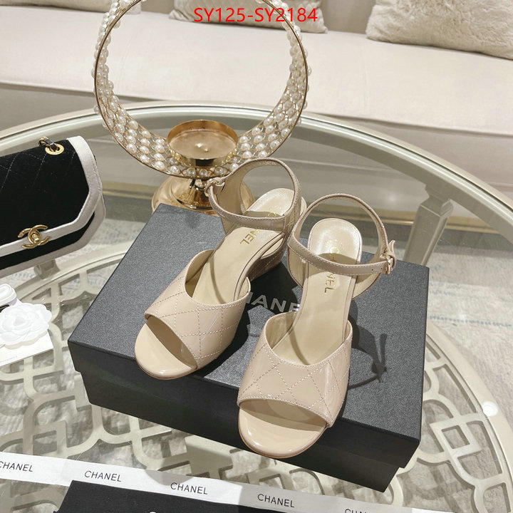 Women Shoes-Chanel replica us ID: SY2184 $: 125USD